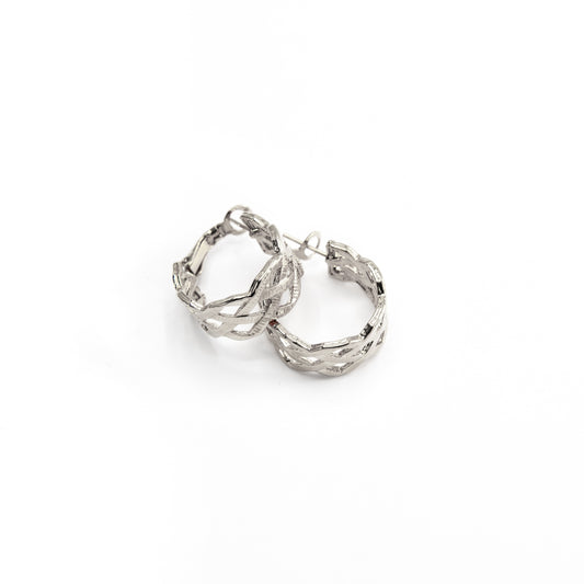 Orecchini a Cerchio Catena