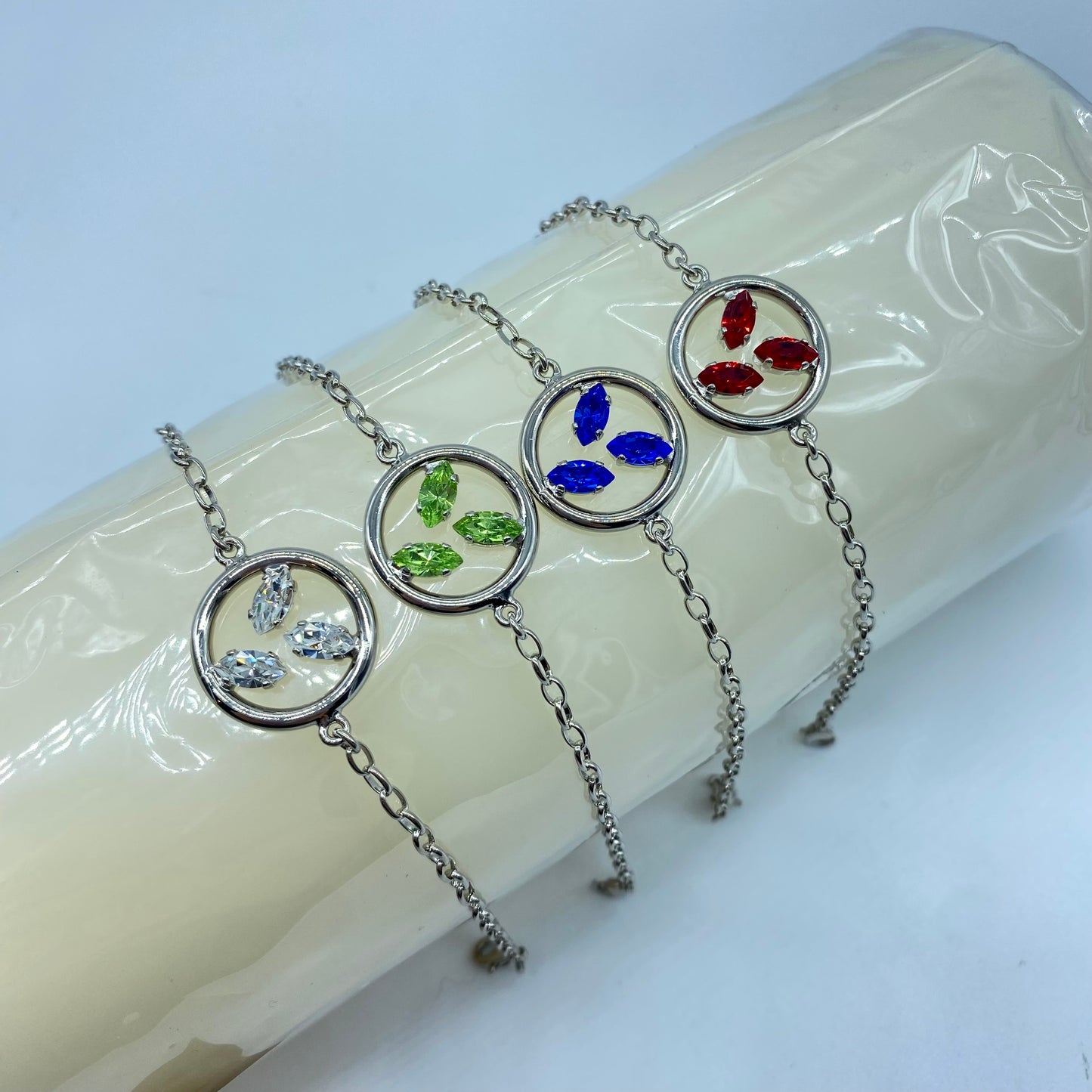 Bracciale palladio “Foglia Trilogy”