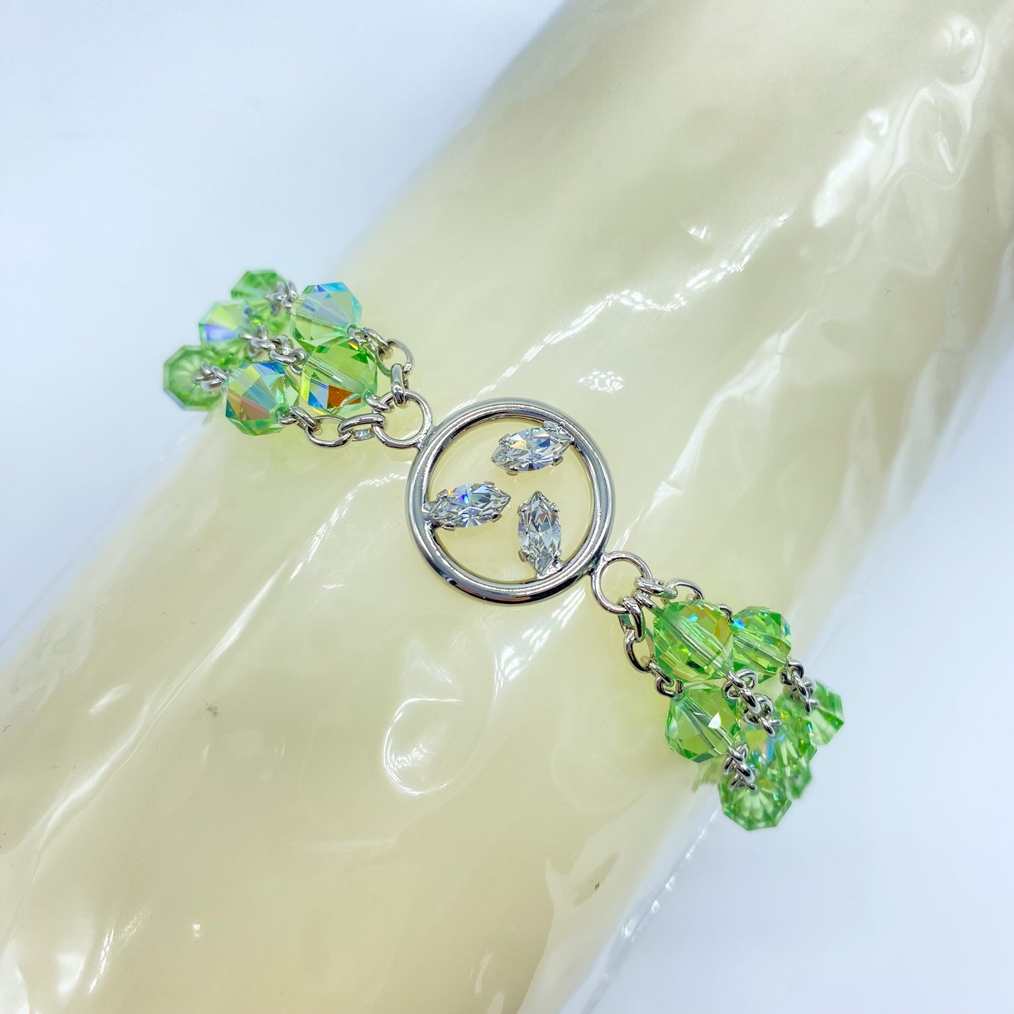 Bracciali con perline in cristallo “Foglia Trilogy”