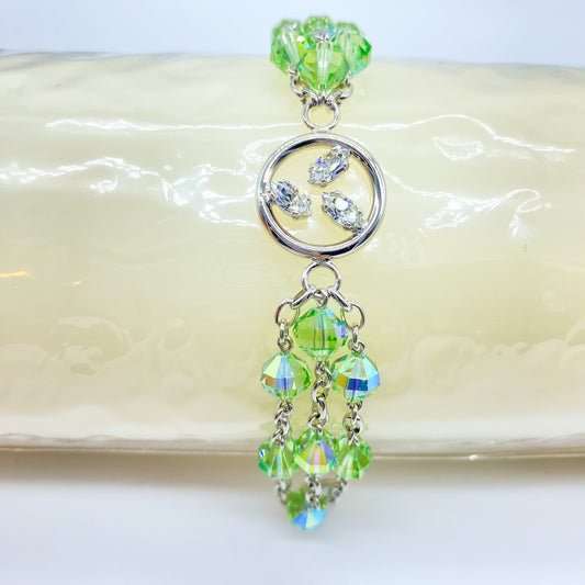 Bracciali con perline in cristallo “Foglia Trilogy”