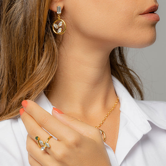 Orecchini Baguette Icon Trilogy