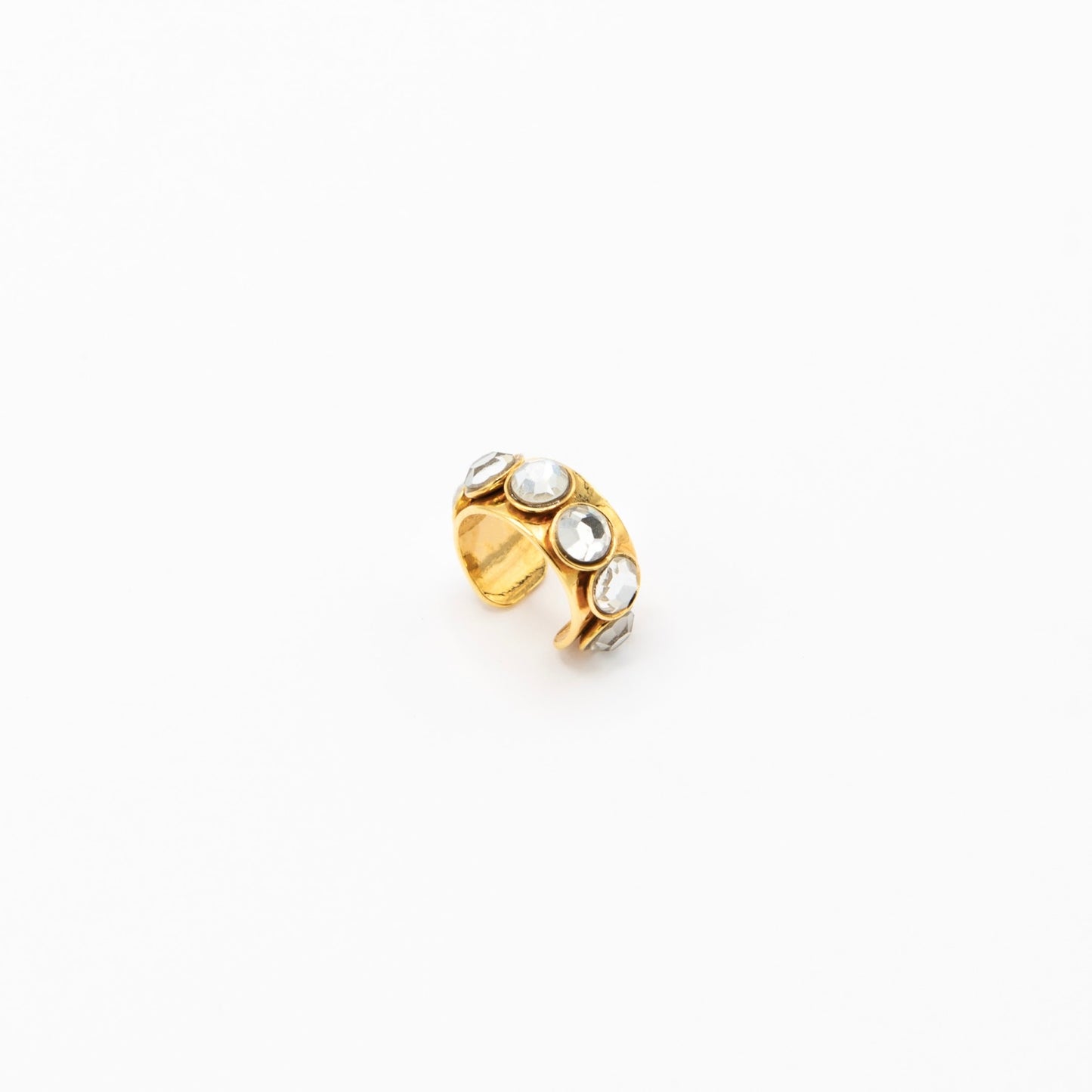 Ear cuff a fascia con strass