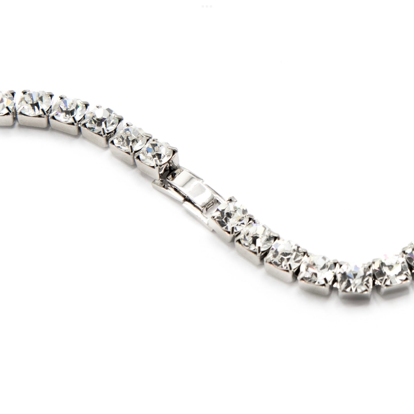 Collana di cristalli e goccia Swarovski