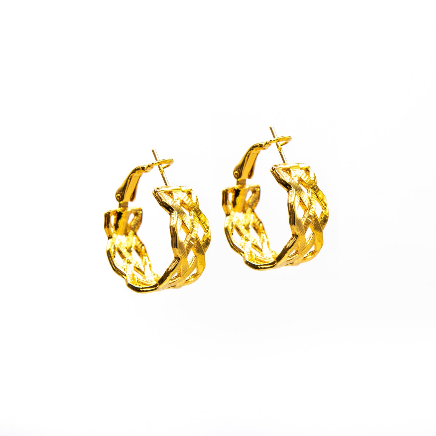 Orecchini a Cerchio Catena