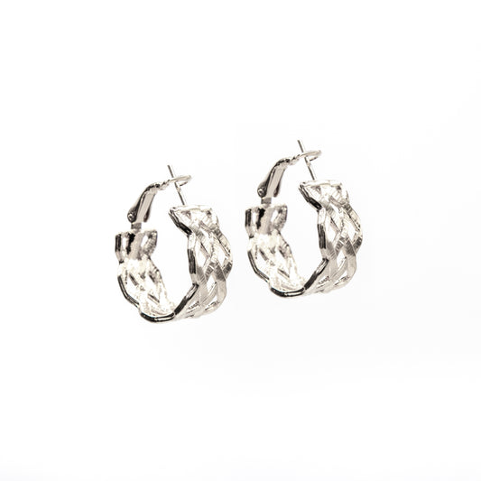 Orecchini a Cerchio Catena